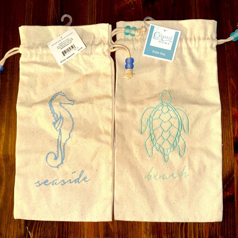 Beachy bottle bags